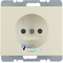 Розетка без з/к, біла, 16А/250V ARSYS