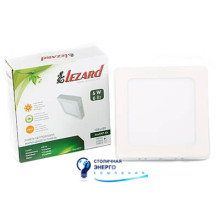 Панель светодиодная квадратная, 6W накладная 4200K, 470lm