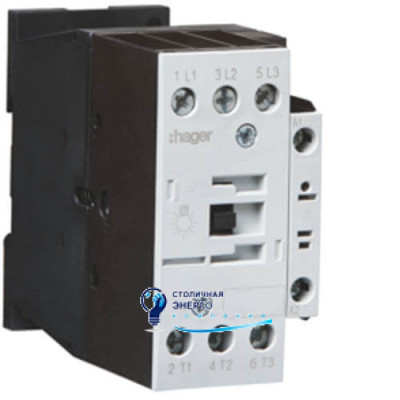 Контактор корпусний 3P, 24V-АС, 27А AC-5b