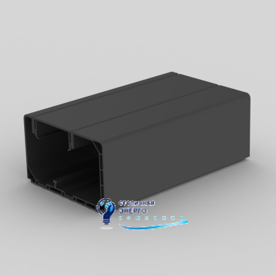 Кабельный канал парапетный PK 90х55 мм Kopos  PK 90X55 D_FD ПВХ черный