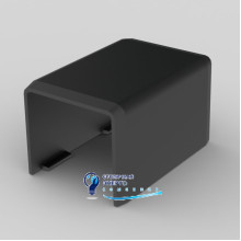 Соединитель для кабельного канала LHD 20x20 Kopos  8622_FB ПВХ черный