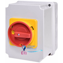 Переключатель CS 63 10 PN2LK "0-1" 3Р 63А 480V в корпусе IP65 с блокировкой