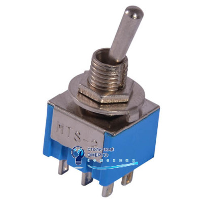 Тумблер MTS-203 ON-OFF-ON 3 пол. 6 конт.