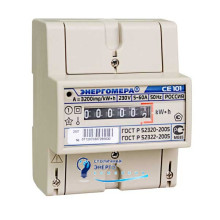 Однофазный однотарифный электросчетчик CE-101-R5-145M6