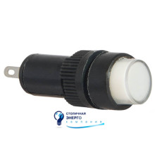Сигнальная арматура AD22E-10DS белая 24V АC/DC