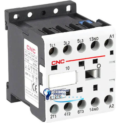Контактор малогабаритний CNC CJX2-К-1210 5,5kW, 220V, 1NO