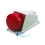 Розетка наружной установки IP67 125 A 3P+E 400V, DIS51512556, ДКС