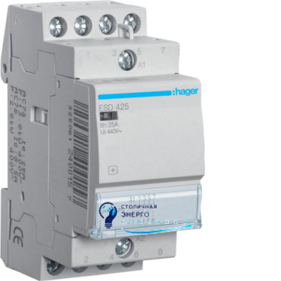 Контактор 25A, 4НВ, 24V
