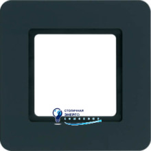 Рамка під LED-модуль 1Х пластик, антрацит, Q.7