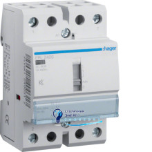 Контактор безшумний з ручним керуванням, 40A, 2НВ, 12V
