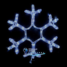 Гирлянда внешняя DELUX MOTIF Snowflake 40 см белый IP44 EN