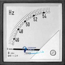 Частотомір 90˚ 45-65Hz 48x48 мм