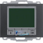 Регулятор температуры с часовым механизмом, 250V, антрацит, K.1