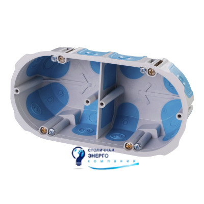 Коробка приборная двойная глубина 50 мм Kopos KPL 64-50/2LD HF_KA