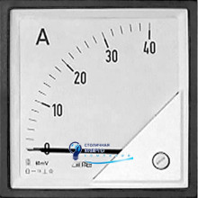Амперметр DC 240˚ (шкала на замовлення) 144x144 мм