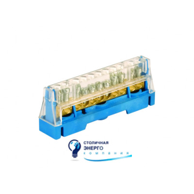 Клеммная колодка 1p (D 13x5,3+2x6), 750V (цвет - зеленый) T1615 ДКС