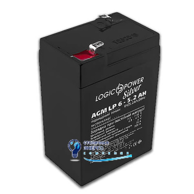Аккумулятор AGM LP 6V - 5.2 Ah Silver