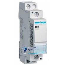Контактор безшумний 25A ESC225 (2НО, 230V) 1м Hager