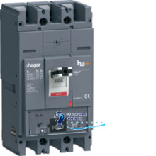 Автоматичний вимикач h3+, P630, In=400A, 3P, 110kA, Energy