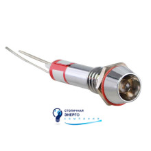 Сигнальная арматура AD22C-6 белая 220V AC