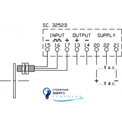 Измерительный преобразователь оборотов PNP-NPN 1 (0,5 по запросу), 115-230V AC (или по запросу)