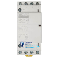Модульний контактор MK-N 4P 25A 2NO2NC 220V