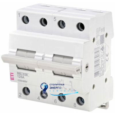 Переключатель нагрузки SSQ 2125 "1-0-2", 2P 125A