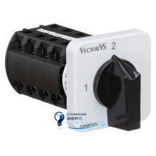 Кулачковий перемикач Vector VS GC 16A 4P схема 69 (1-2)