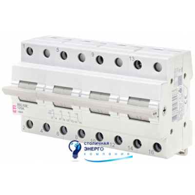 Перемикач навантаження SSQ 4125 "1-0-2", 4P 125A